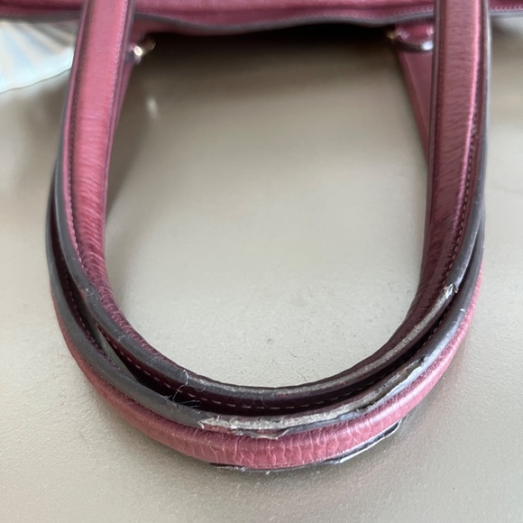 Vintage Leather Coach Handbag - Picture 11 of 16